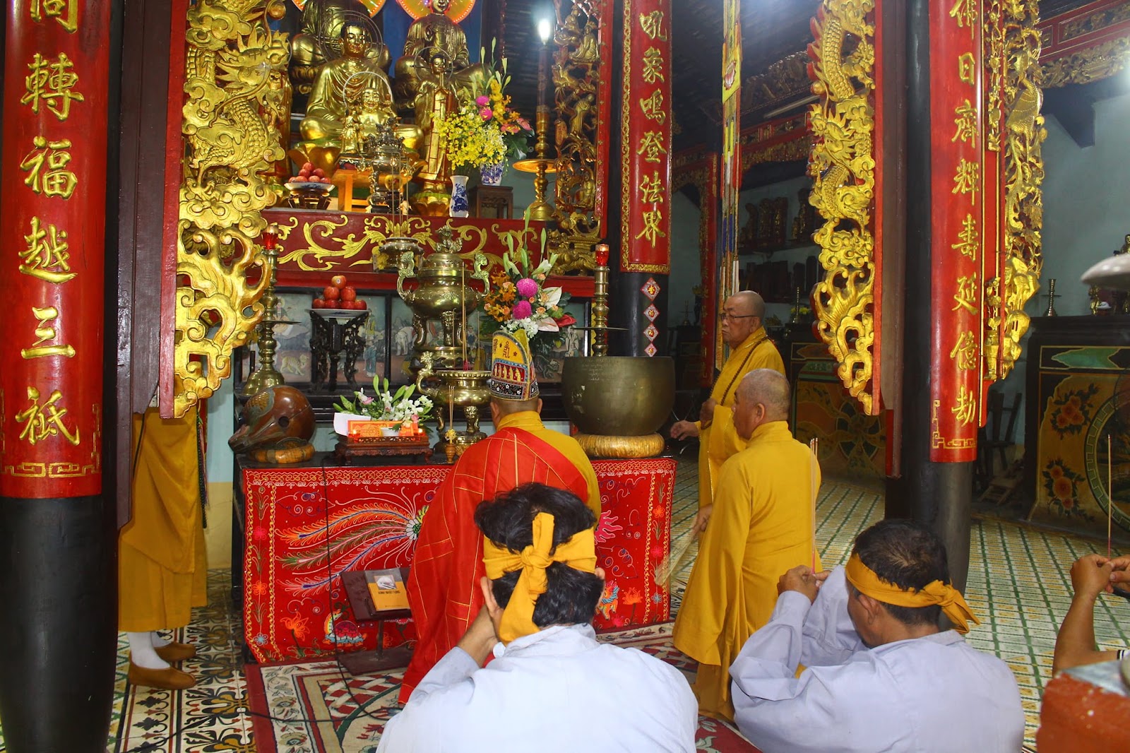 Phuoc Luu Pagoda bears the strong colors of Southern Buddhist architecture