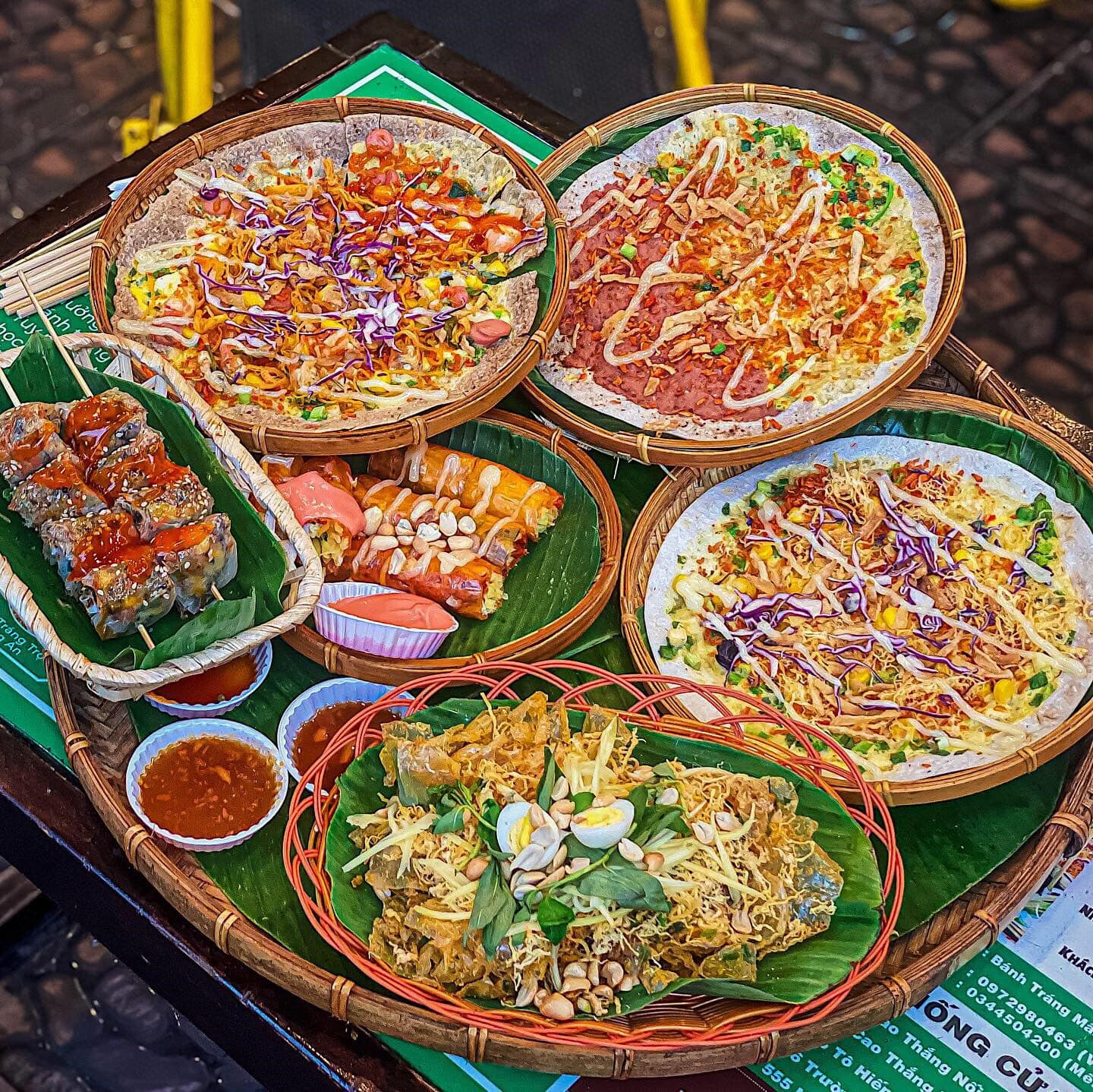 Các loại bánh tráng được biến tấu mang nhiều hương vị khác nhau.