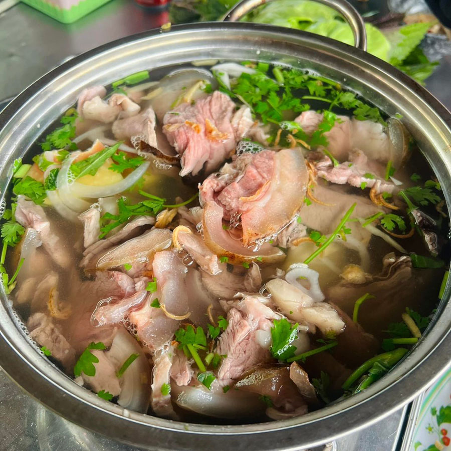 The rustic, authentic flavors of Tay Ninh young beef are perfectly preserved at Tran Hien young beef.