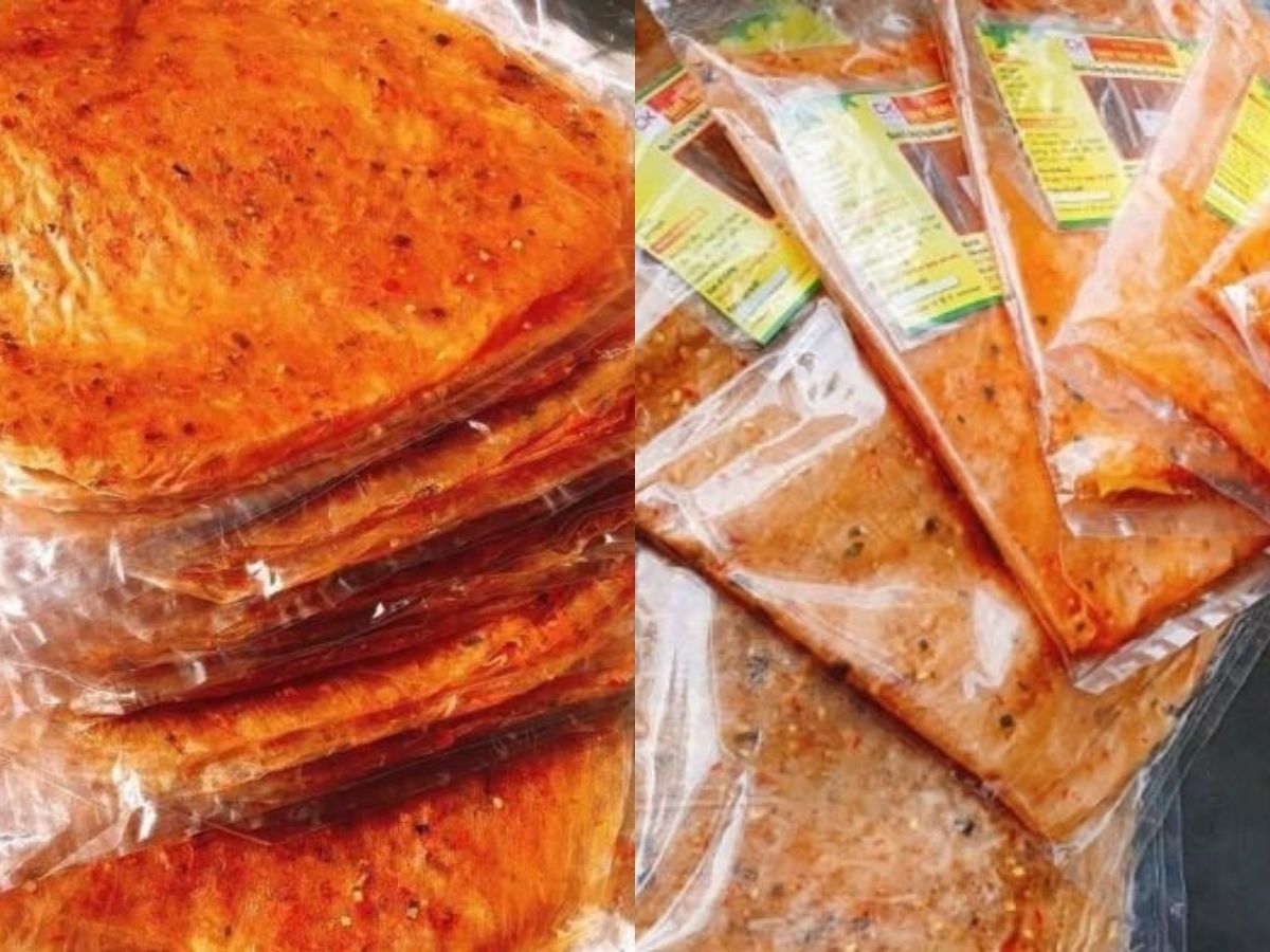 Spicy chewy rice paper, dried and carefully preserved in a vacuum-sealed bag, can be used for a long time. 