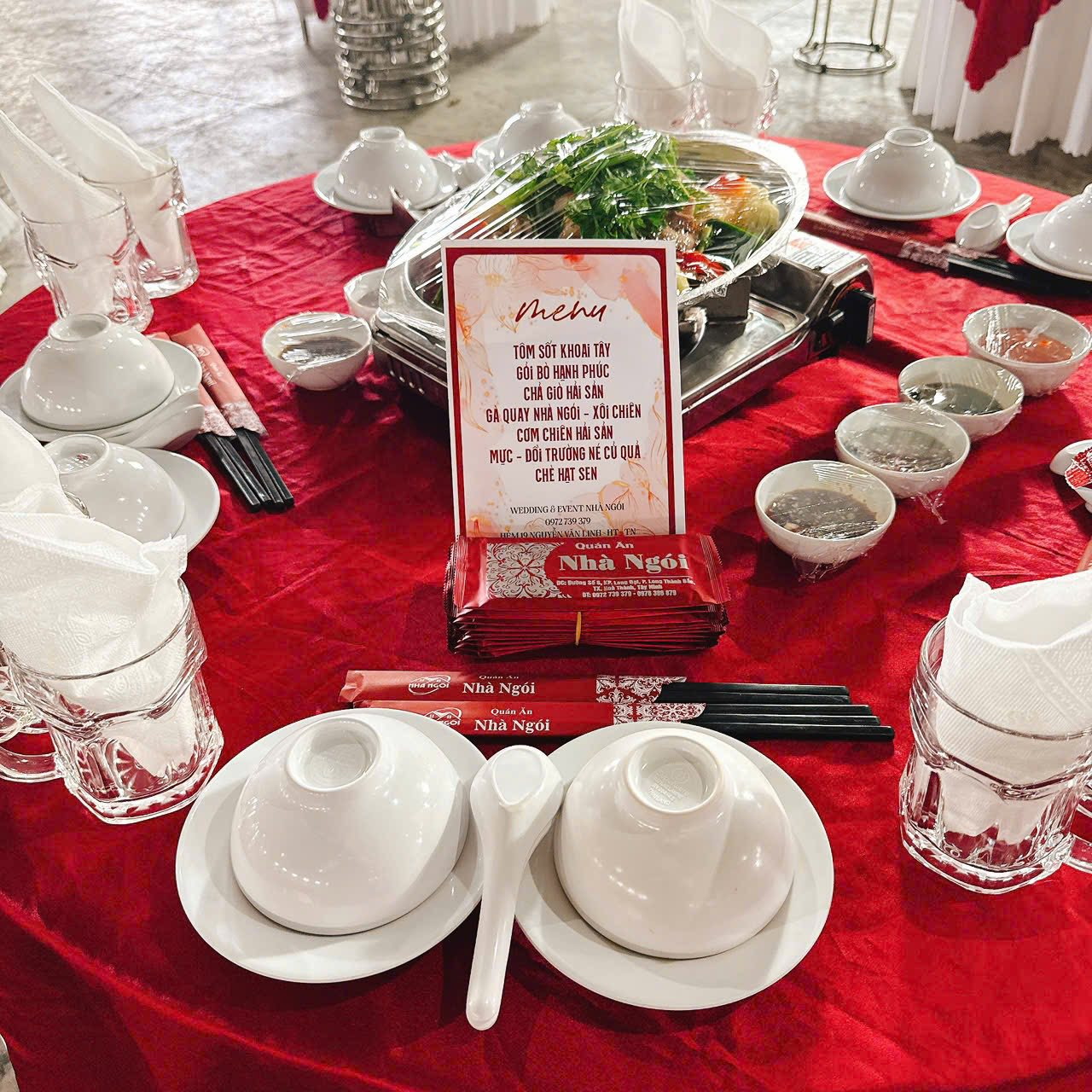 Quán ăn còn là nơi tổ chức tiệc cưới nổi tiếng tại Hòa Thành.