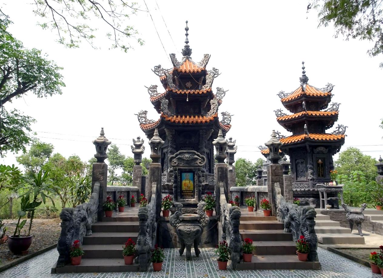 Vẻ đẹp cổ kính của ngôi chùa. 