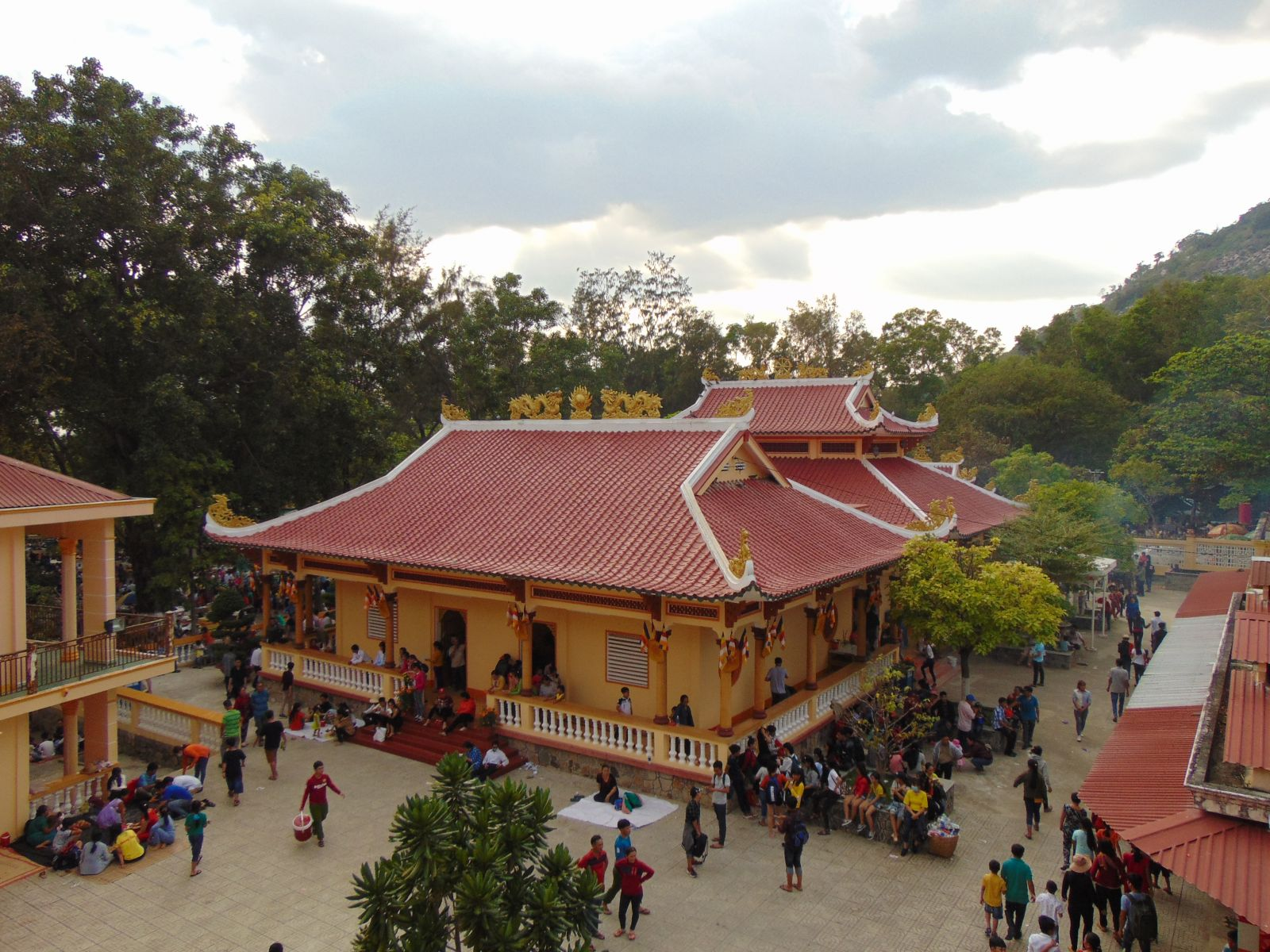 Chùa Linh Sơn Phước Trung ngày này. 