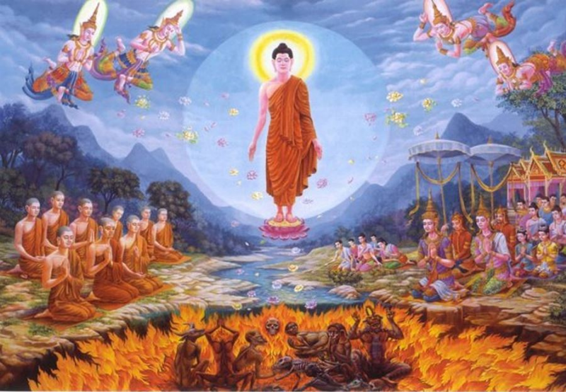 Tam thiện đạo là ba cõi mang lại điều kiện thuận lợi hơn cho việc sống và tu tập tâm linh