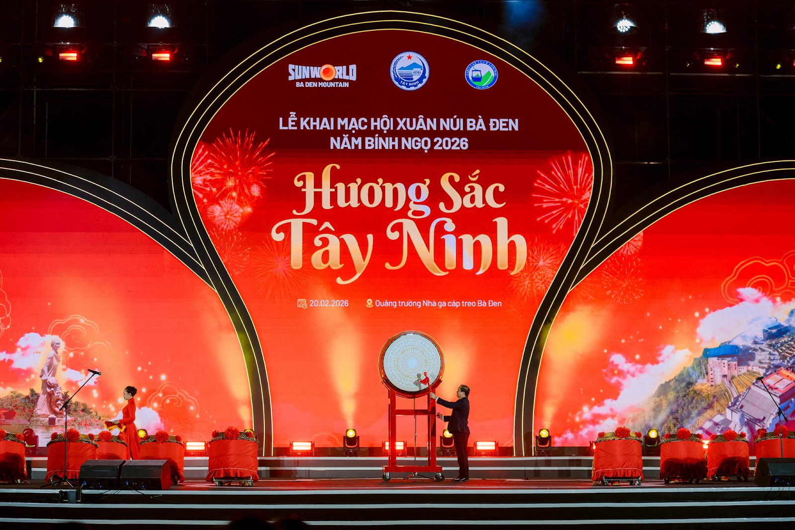 Lễ khai mạc chính thức Hội Xuân Núi Bà Đen Tết 2026. 