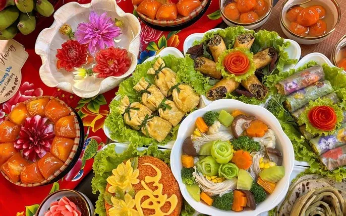 Nhiều người thường lựa chọn ăn chay vào ngày rằm như cách thực hiện lời dạy của Đức Phật
