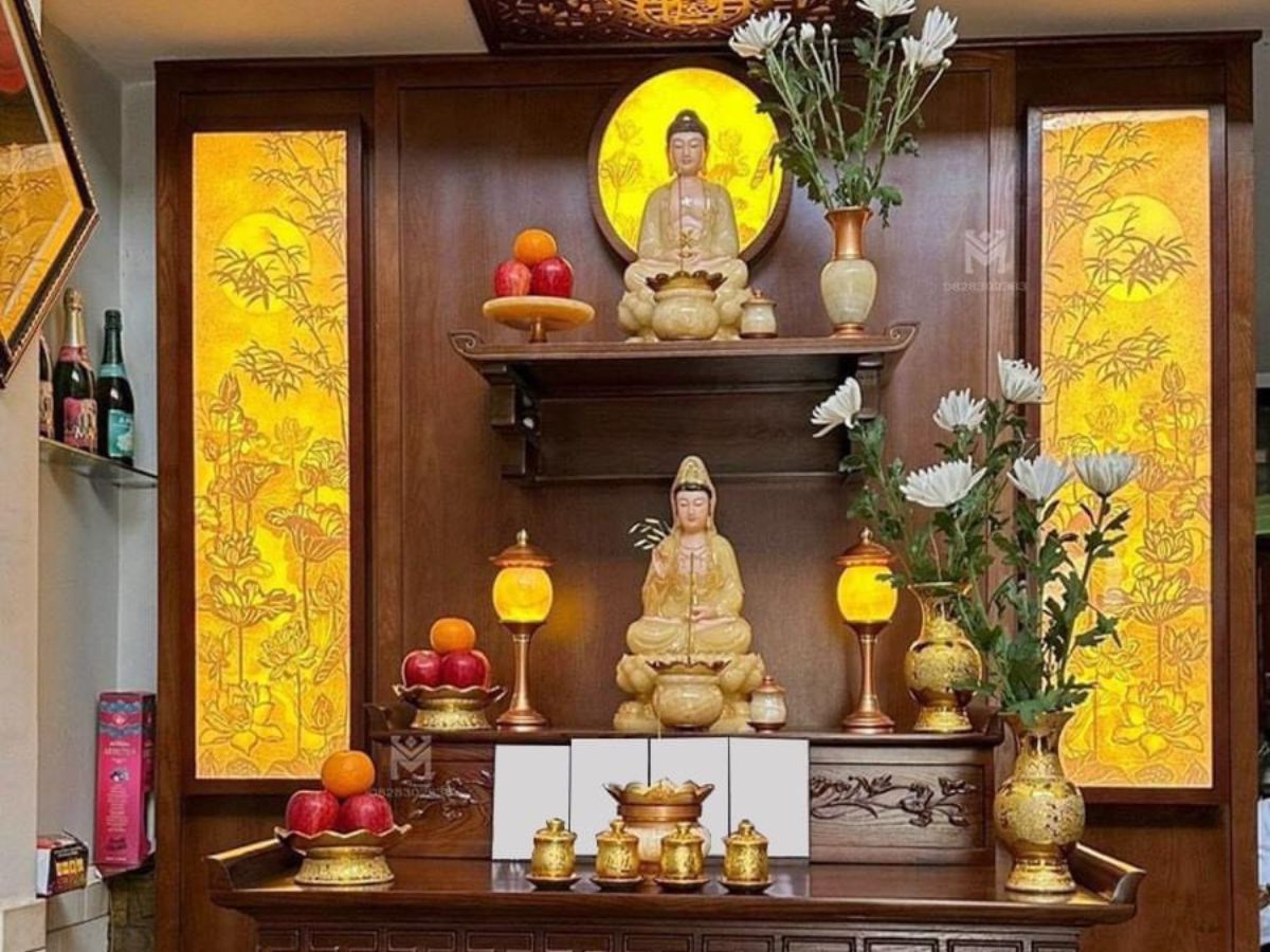 Lời khấn thành kính thể hiện sự quy y Tam Bảo. (Nguồn: Sưu tầm)