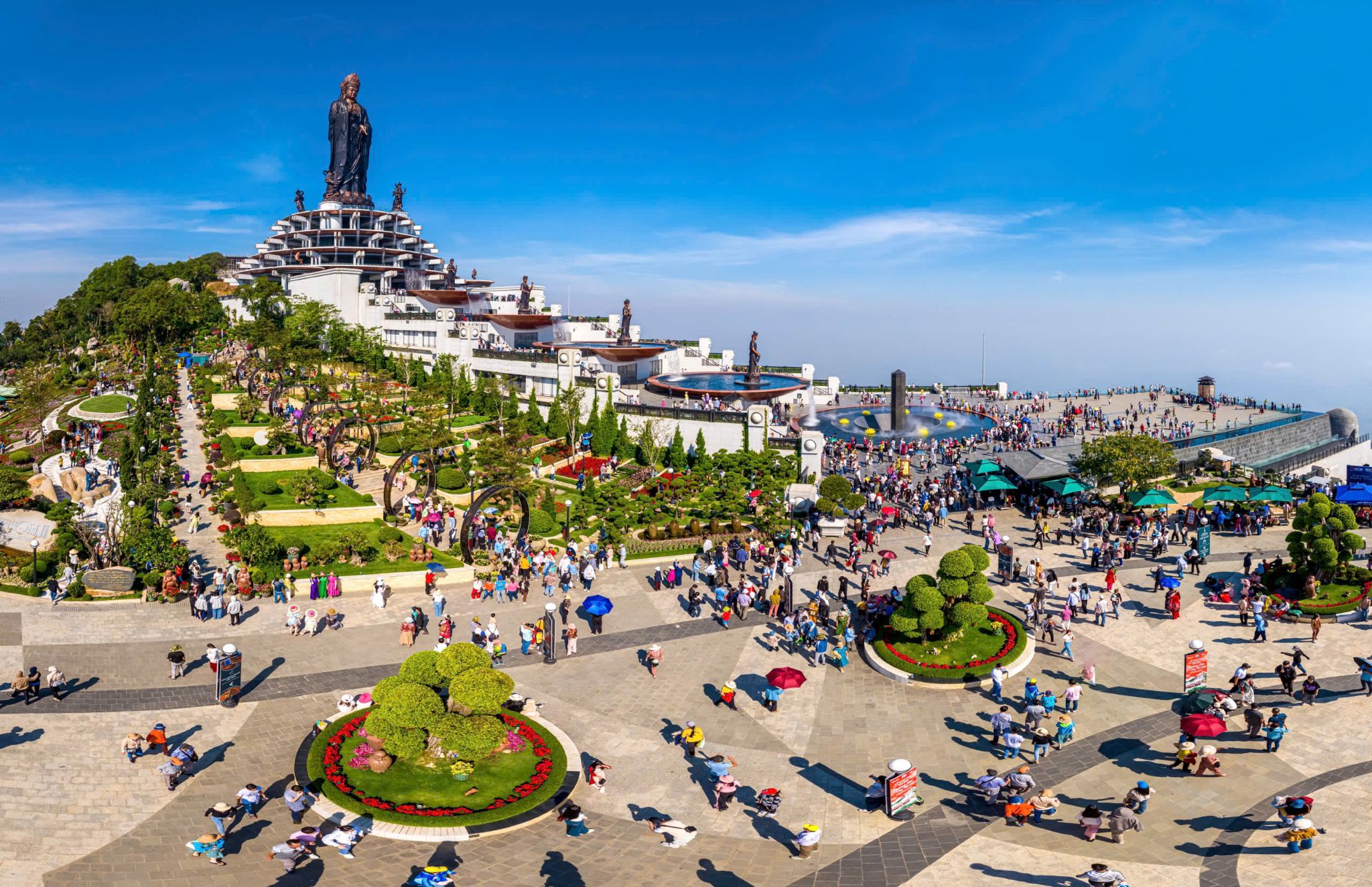 Núi Bà Đen đón 4 triệu lượt khách trong 7 tháng đầu năm 2026. Ảnh: Sun World Ba Den Mountain