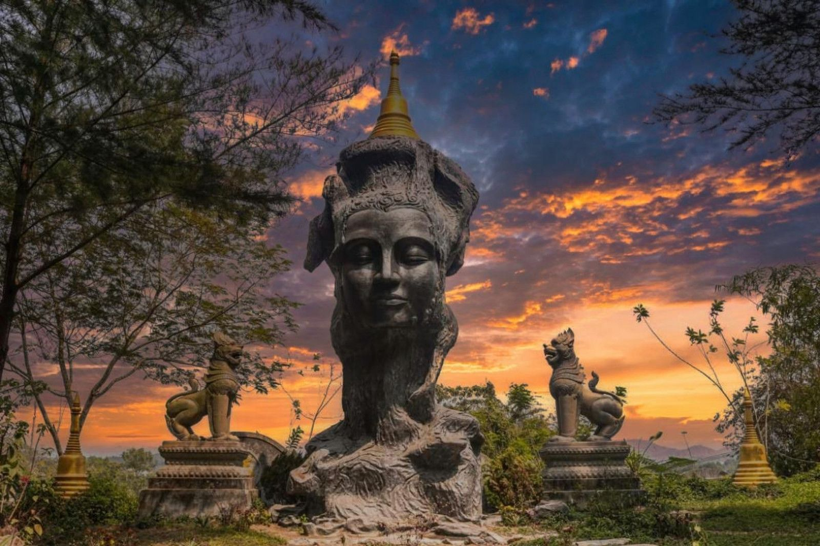 Tượng Phật tại Chùa Thiền Lâm - ngôi chùa chịu sự ảnh hưởng sâu sắc của dòng thiền Tào Động từ thời chúa Nguyễn. (Nguồn: Sưu tầm)