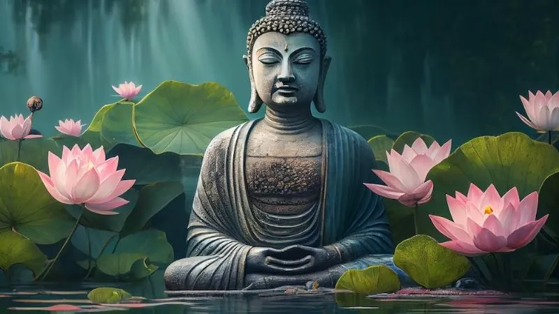Tự tánh thanh tịnh như mặt trời luôn tỏa sáng sau lớp mây mờ vô minh. (Nguồn: Sưu tầm)