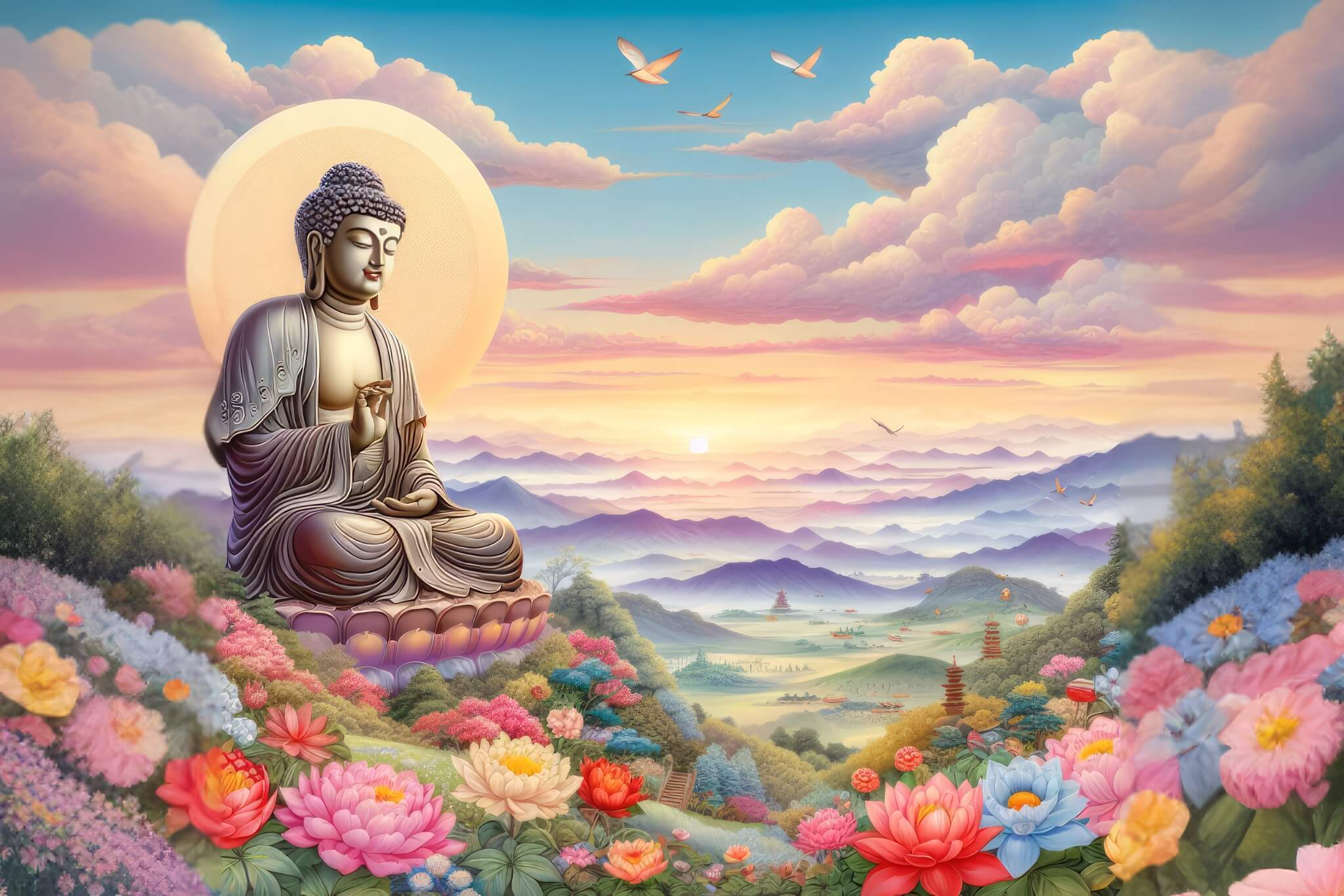Sinh tử trí lực thấy rõ sự sinh diệt và luân hồi của chúng sinh theo nghiệp lực. (Nguồn: Sưu tầm)