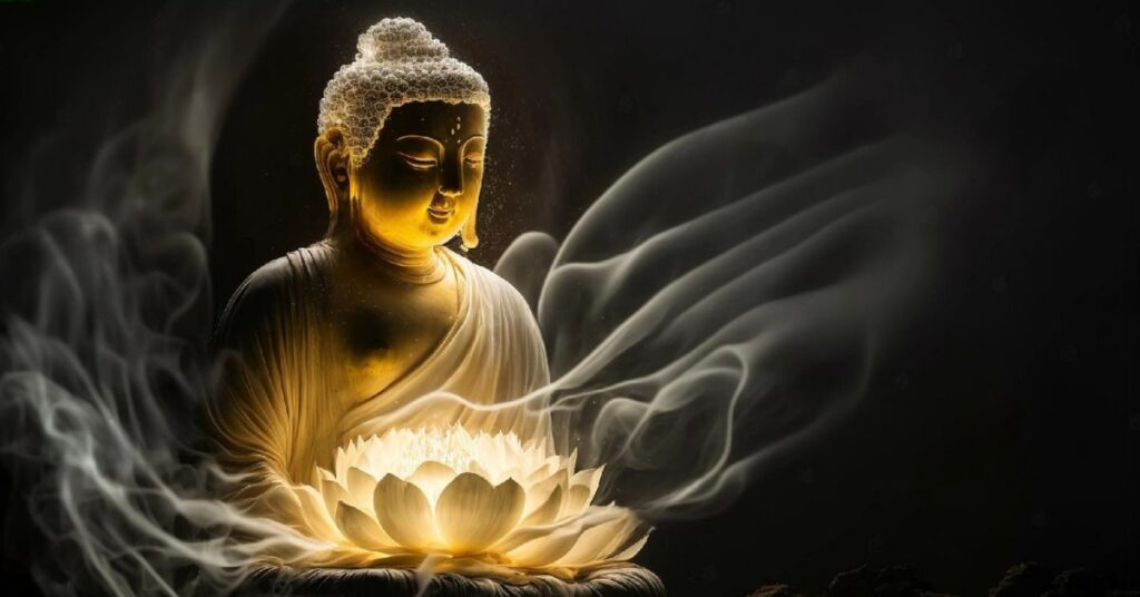 Dòng tâm thức lúc lâm chung thể hiện sự tiếp nối nghiệp lực quyết định hướng tái sinh. (Nguồn: Sưu tầm)