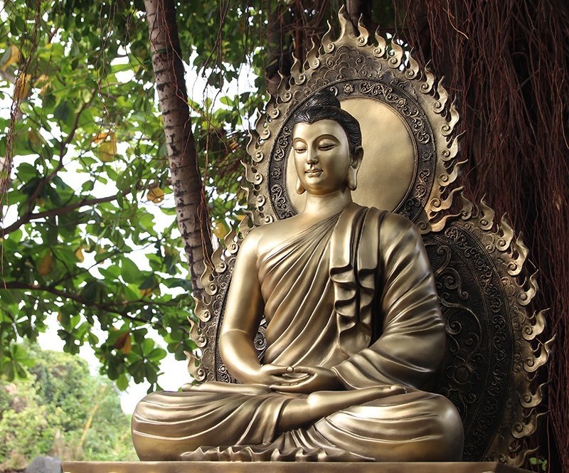 Theo kinh điển Tịnh độ, chúng sinh vãng sinh về Cực Lạc được sinh ra từ hoa sen thanh tịnh. (Nguồn: Sưu tầm)