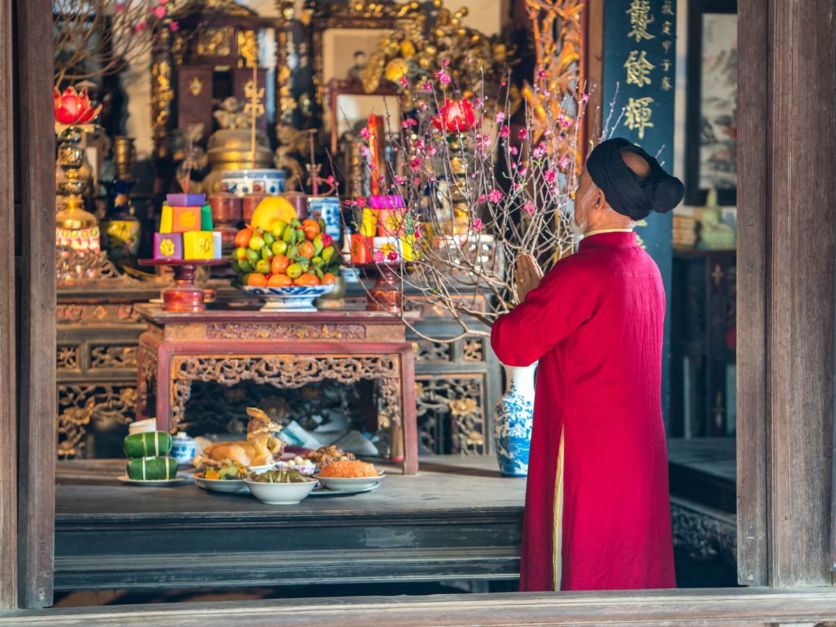 Ngày 23 tháng Chạp tiễn ông Công ông Táo về trời. (Nguồn: Sưu tầm)