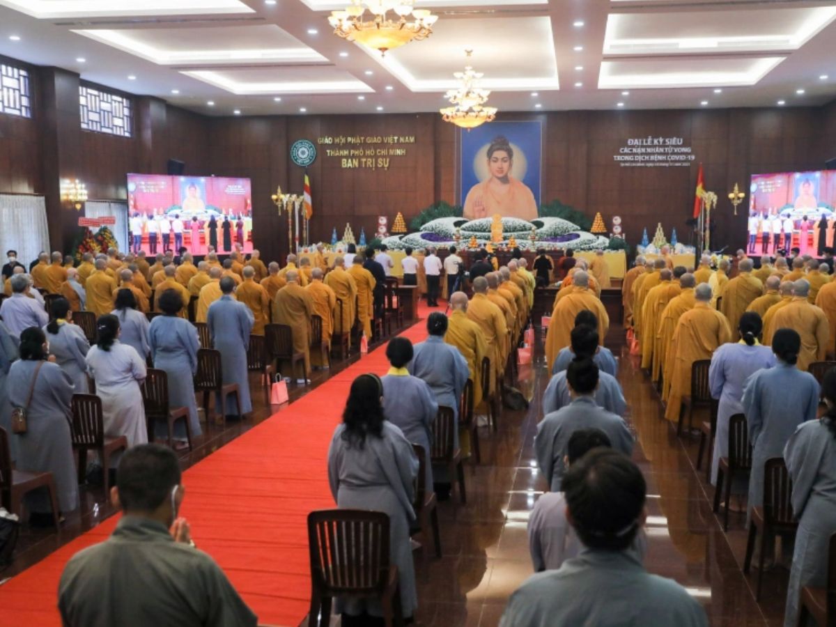 Đại lễ cầu siêu cho các nạn nhân do đại dịch Covid 19. (Nguồn: Sưu tầm)&nbsp;