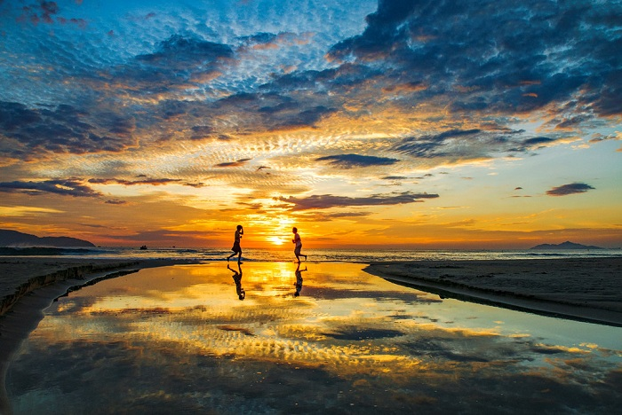 Ngắm nhìn bình minh tại Hồ Tràm