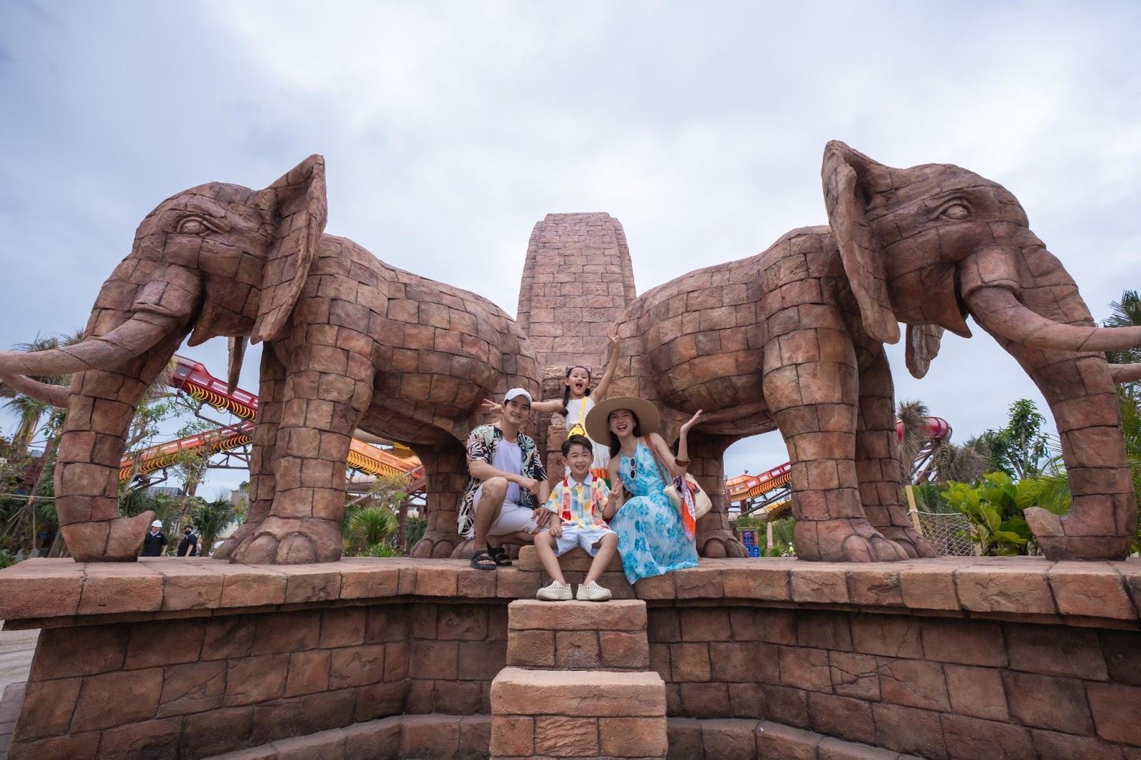 Du khách cùng gia đình trải nghiệm Sun World Vung Tau trong kỳ nghỉ 2/9