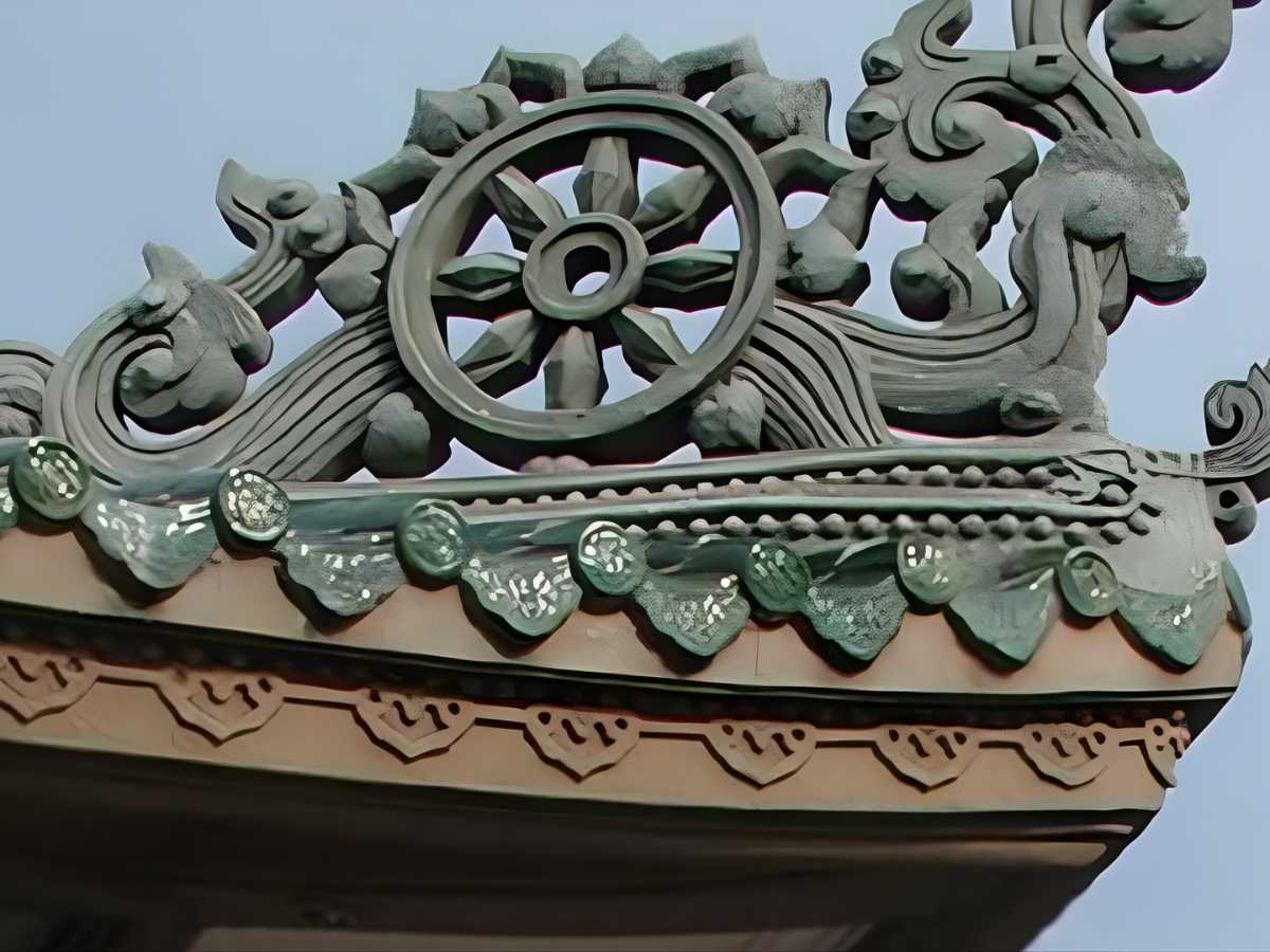 Ý nghĩa bánh xe pháp luân là nhắc nhớ hành trình nuôi dưỡng nội tâm và góp phần giảm căng thẳng