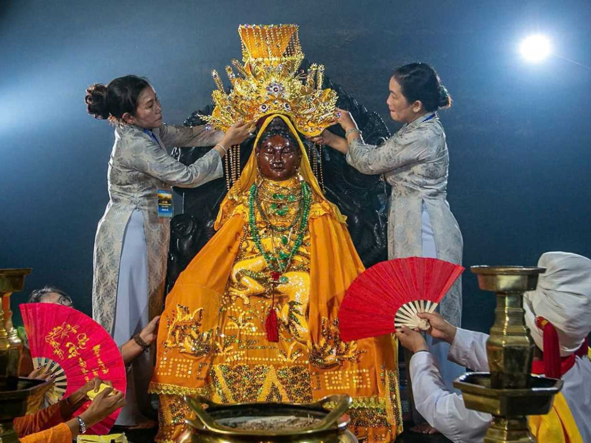 Không gian thờ Thiên Y A Na tại miền Trung